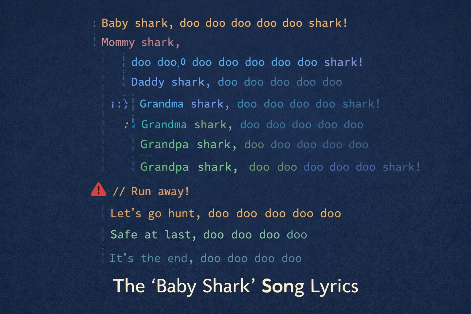 Use AMPScript to Output Baby Shark in the Shape of a Shark