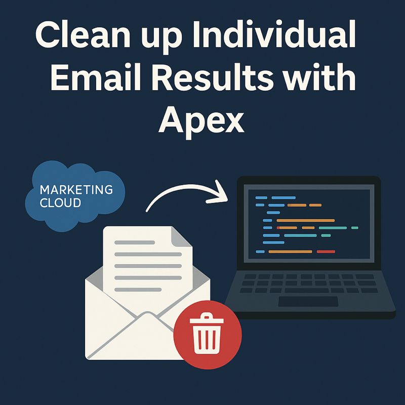 Clean up Individual Email Results with Apex illustration
